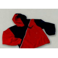 Promotional Polar Fleece Colorblock Hooded Pullover with Piping